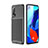 Silikon Hülle Handyhülle Gummi Schutzhülle Flexible Tasche Köper Y01 für Huawei Nova 6 5G Schwarz