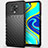 Silikon Hülle Handyhülle Gummi Schutzhülle Flexible Tasche Köper Y01 für Xiaomi Redmi Note 9 Pro Max Schwarz
