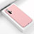Silikon Hülle Handyhülle Gummi Schutzhülle Flexible Tasche Line C01 für Huawei Nova 5 Rosa
