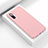 Silikon Hülle Handyhülle Gummi Schutzhülle Flexible Tasche Line C01 für Samsung Galaxy Note 10 5G Rosa