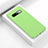 Silikon Hülle Handyhülle Gummi Schutzhülle Flexible Tasche Line C01 für Samsung Galaxy S10 Grün