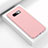 Silikon Hülle Handyhülle Gummi Schutzhülle Flexible Tasche Line C01 für Samsung Galaxy S10e Rosa