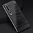 Silikon Hülle Handyhülle Gummi Schutzhülle Flexible Tasche Line C01 für Xiaomi Mi 10 Schwarz