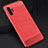 Silikon Hülle Handyhülle Gummi Schutzhülle Flexible Tasche Line C02 für Samsung Galaxy Note 10 Plus 5G Rot