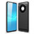Silikon Hülle Handyhülle Gummi Schutzhülle Flexible Tasche Line für Huawei Mate 40E 4G Schwarz