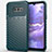 Silikon Hülle Handyhülle Gummi Schutzhülle Flexible Tasche Line für LG G8X ThinQ Nachtgrün