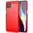 Silikon Hülle Handyhülle Gummi Schutzhülle Flexible Tasche Line für Motorola Moto G 5G Plus Rot