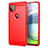 Silikon Hülle Handyhülle Gummi Schutzhülle Flexible Tasche Line für Motorola Moto G 5G Rot
