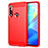 Silikon Hülle Handyhülle Gummi Schutzhülle Flexible Tasche Line für Motorola Moto G Power Rot