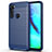 Silikon Hülle Handyhülle Gummi Schutzhülle Flexible Tasche Line für Motorola Moto G Pro Blau