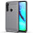 Silikon Hülle Handyhülle Gummi Schutzhülle Flexible Tasche Line für Motorola Moto G Pro Grau