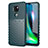 Silikon Hülle Handyhülle Gummi Schutzhülle Flexible Tasche Line für Motorola Moto G9 Play Grün