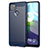 Silikon Hülle Handyhülle Gummi Schutzhülle Flexible Tasche Line für Motorola Moto G9 Power Blau