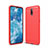 Silikon Hülle Handyhülle Gummi Schutzhülle Flexible Tasche Line für Nokia 2.3 Rot