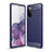 Silikon Hülle Handyhülle Gummi Schutzhülle Flexible Tasche Line für Samsung Galaxy S20 FE (2022) 5G Blau
