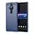 Silikon Hülle Handyhülle Gummi Schutzhülle Flexible Tasche Line für Sony Xperia PRO-I Blau