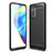 Silikon Hülle Handyhülle Gummi Schutzhülle Flexible Tasche Line für Xiaomi Mi 10T 5G Schwarz