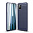 Silikon Hülle Handyhülle Gummi Schutzhülle Flexible Tasche Line WL1 für Samsung Galaxy Note 10 Lite Blau