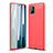 Silikon Hülle Handyhülle Gummi Schutzhülle Flexible Tasche Line WL1 für Samsung Galaxy Note 10 Lite Rot