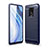 Silikon Hülle Handyhülle Gummi Schutzhülle Flexible Tasche Line WL1 für Xiaomi Redmi 10X 4G Blau