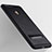 Silikon Hülle Handyhülle Gummi Schutzhülle Köper mit Ständer für Huawei Honor 8 Pro Schwarz