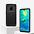 Silikon Hülle Handyhülle Gummi Schutzhülle Köper R01 für Huawei Mate 20 Pro Schwarz