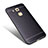 Silikon Hülle Handyhülle Gummi Schutzhülle Leder für Huawei G9 Plus Schwarz