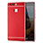 Silikon Hülle Handyhülle Gummi Schutzhülle Leder für Huawei P9 Plus Rot