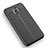 Silikon Hülle Handyhülle Gummi Schutzhülle Leder K01 für Samsung Galaxy Amp Prime 3 Schwarz