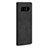 Silikon Hülle Handyhülle Gummi Schutzhülle Leder Q01 für Samsung Galaxy Note 8 Schwarz