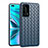 Silikon Hülle Handyhülle Gummi Schutzhülle Leder Tasche für Huawei P40 Pro+ Plus Blau