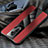 Silikon Hülle Handyhülle Gummi Schutzhülle Leder Tasche für Oppo Reno 10X Zoom Rot