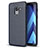 Silikon Hülle Handyhülle Gummi Schutzhülle Leder Tasche für Samsung Galaxy A8+ A8 Plus (2018) A730F Blau