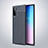 Silikon Hülle Handyhülle Gummi Schutzhülle Leder Tasche für Samsung Galaxy Note 10 5G Blau