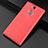 Silikon Hülle Handyhülle Gummi Schutzhülle Leder Tasche für Sony Xperia XA2 Rot