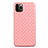 Silikon Hülle Handyhülle Gummi Schutzhülle Leder Tasche G01 für Apple iPhone 11 Pro Max Rosa