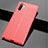 Silikon Hülle Handyhülle Gummi Schutzhülle Leder Tasche G01 für Samsung Galaxy Note 10 Plus Rot