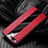 Silikon Hülle Handyhülle Gummi Schutzhülle Leder Tasche H01 für Oppo K1 Rot