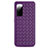 Silikon Hülle Handyhülle Gummi Schutzhülle Leder Tasche H03 für Samsung Galaxy S20 5G Violett