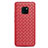 Silikon Hülle Handyhülle Gummi Schutzhülle Leder Tasche H04 für Huawei Mate 20 Pro Rot