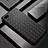 Silikon Hülle Handyhülle Gummi Schutzhülle Leder Tasche H04 für Oppo RX17 Neo Schwarz