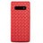Silikon Hülle Handyhülle Gummi Schutzhülle Leder Tasche L02 für Samsung Galaxy S10 Rot