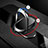 Silikon Hülle Handyhülle Gummi Schutzhülle Leder Tasche mit Magnetisch Fingerring Ständer für Oppo A9