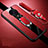 Silikon Hülle Handyhülle Gummi Schutzhülle Leder Tasche mit Magnetisch Fingerring Ständer für Xiaomi Redmi K30 Pro 5G Rot