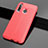 Silikon Hülle Handyhülle Gummi Schutzhülle Leder Tasche S01 für Huawei Honor 20 Lite Rot