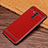 Silikon Hülle Handyhülle Gummi Schutzhülle Leder Tasche S01 für Huawei Mate 20 Lite Rot
