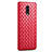 Silikon Hülle Handyhülle Gummi Schutzhülle Leder Tasche S01 für Oppo Realme X Rot