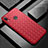 Silikon Hülle Handyhülle Gummi Schutzhülle Leder Tasche S02 für Huawei P Smart+ Plus Rot