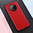 Silikon Hülle Handyhülle Gummi Schutzhülle Leder Tasche S02 für OnePlus 7T Rot
