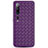 Silikon Hülle Handyhülle Gummi Schutzhülle Leder Tasche S02 für Xiaomi Mi 10 Pro Violett